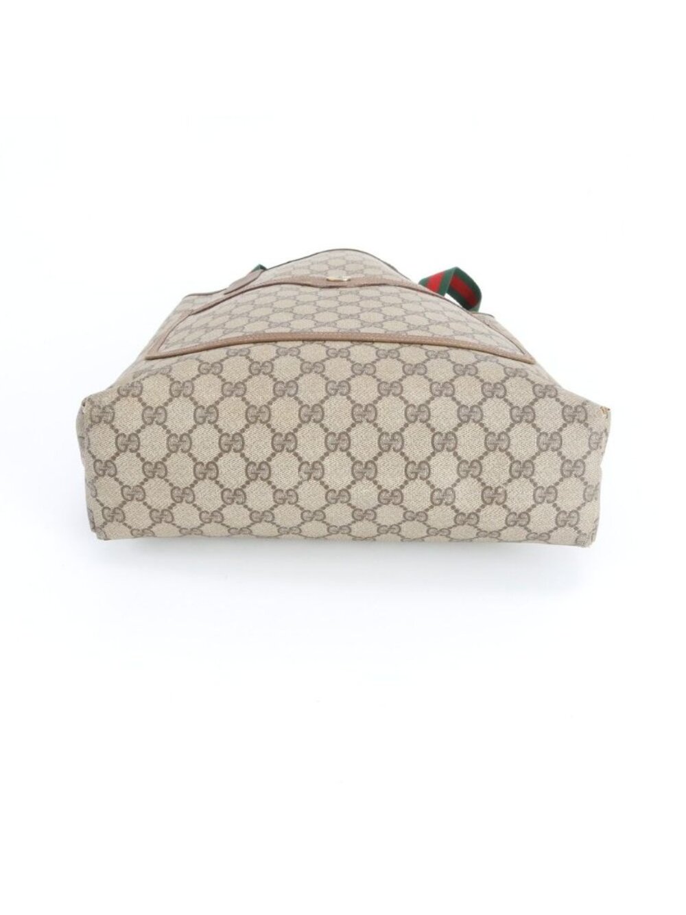 Gucci GG Supreme Sherry Line Leather Tote Shoulder Business Ebm - Picture 6 of 11